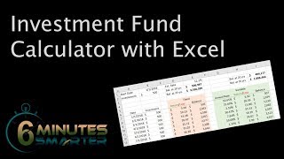 Create an Investment Fund Calculator with Microsoft Excel [upl. by Bello]