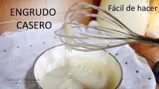 Cómo hacer engrudo casero Mi receta [upl. by Jacinta297]