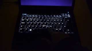 DELL Latitude E6400 backlit keyboard [upl. by Azial868]