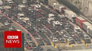 Dover delays UK border staff to help after 14hour queues  BBC News [upl. by Adaval]