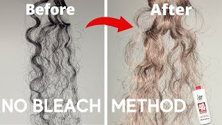 How To Dark To Light Brown Hair in ONE STEP  NO BLEACH Method TESTED Results [upl. by Diva]