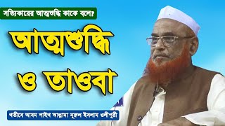 আত্মশুদ্ধি ও তাওবা  আলোচক শাইখ আল্লামা নূরুল ইসলাম ওলীপুরী [upl. by Dikmen325]