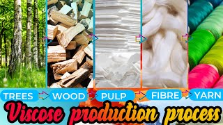 Viscose Rayon Manufacturing Process Properties and Uses [upl. by Zeugirdor]