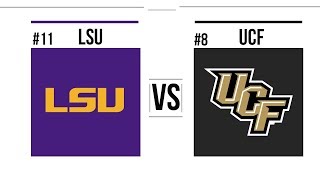 2019 Fiesta Bowl 11 LSU vs 8 UCF Full Game Highlights [upl. by Lanod]