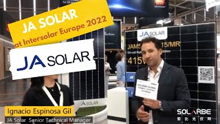 JA Solar presenting a wide portfolio at Intersolar Europe 2022 [upl. by Aliemaj503]