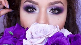 Tutorial De Maquillaje Morado Romantico  JuanCarlos960 [upl. by Thrift]