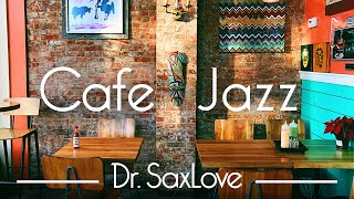 Cafe Jazz 😊 12 HOURS Smooth Jazz Instrumental Music for Cafe Restaurant Work or Study [upl. by Tammara]