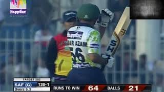 BABAR AZAM HUNDRED ON 26 BALLS IN T10 CRICKET MATCH SAF [upl. by Nob]