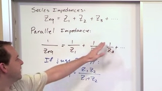 Lesson 15  Series And Parallel Circuits In Phasor Domain AC Circuit Analysis [upl. by Walkling]