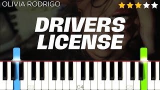 Olivia Rodrigo  drivers license  Piano Tutorial [upl. by Ativoj880]