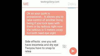 neglected Izuku Aizawa part 1 text chat [upl. by Bernice]