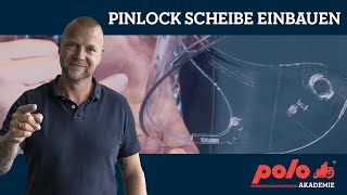 PinlockScheibe am Motorradhelm anbringen so gehts [upl. by Kapeed]