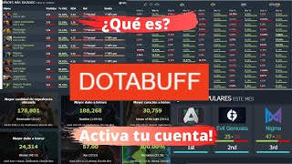 DOTA2 Dotabuff ¿Cómo activar tus estadísticas y para qué sirve [upl. by Ginny]