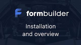 Form Builder overview React JavaScript HTML [upl. by Eneleh724]