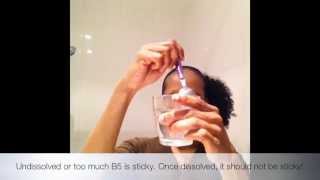 Part 1 of 2 Make Liquid Panthenol Using B5 Powder [upl. by Naejarual250]