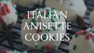 Italian Anisette Cookies [upl. by Nasas]