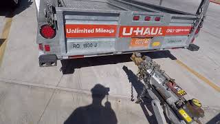 Safe Trailering Demonstration  UHaul  How To Properly Load A Trailer [upl. by Cornelius]