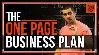 How to Write a One Page Business Plan [upl. by Urbannal935]