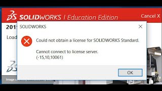 How to fix Solidworks installation error  Cannot connect to Licence server [upl. by Shinberg]