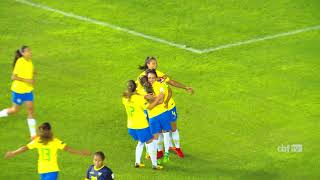 Seleção Brasileira Feminina confira os gols de Brasil 8x0 Equador na Copa América [upl. by Latsyrhk698]