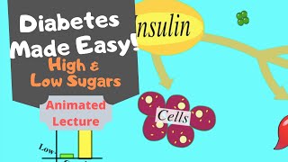 HYPER amp HYPOGLYCAEMIA Diabetes simply explained [upl. by Cristabel373]