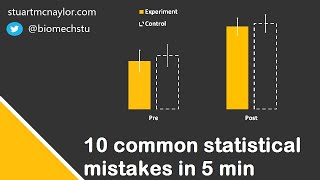 Ten Statistical Mistakes in 5 Min [upl. by Ardua]