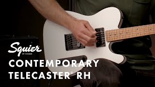 Exploring The Squier Contemporary Telecaster RH  Fender [upl. by Egwin]