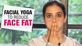 Face Yoga to Reduce Facial Fat  Fit Tak [upl. by Nuyh]