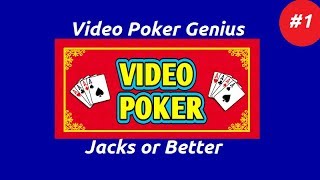 Video Poker Genius Part 1  Jacks or Better [upl. by Olivero]