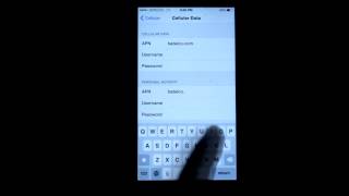 iPhone 6 Internet APN Settings [upl. by Delphine27]