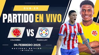 🔴 Colombia vs Paraguay EN VIVO  Sudamericano Sub20 [upl. by Alvarez]