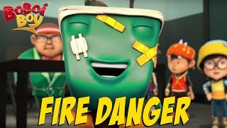 BoBoiBoy English S3EP16  Fire Danger [upl. by Aehsal]