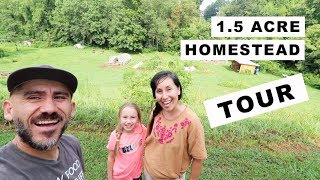 15 Acre Homestead TOUR homesteading family [upl. by Pillsbury]