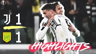 JUVENTUS 11 NANTES  EUROPA LEAGUE  HIGHLIGHTS [upl. by Corneille]