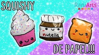 Haz SQUISHIES de PAPEL Super fáciles [upl. by Lowrance]