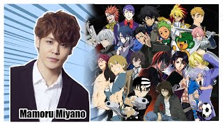 Mamoru Miyano  Voice Roles Compilation [upl. by Anilev]