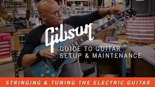 How To Change Guitar Strings amp Tune Your Electric Guitar [upl. by Pickett964]