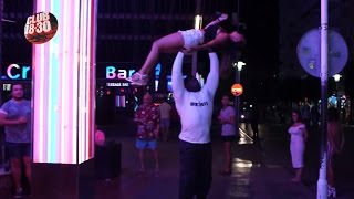 MAGALUF 2015 Is this man the worlds STRONGEST doorman [upl. by Germana]