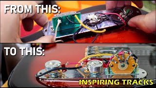 Telecaster complete wiring rebuild  Full tutorial [upl. by Keare]