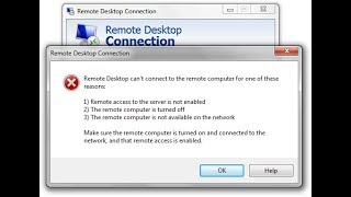 How To Fix Remote Desktop Connection Erro [upl. by Allie]