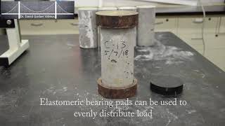 Concrete Cylinder Compression Test ASTM C39 [upl. by Tareyn]