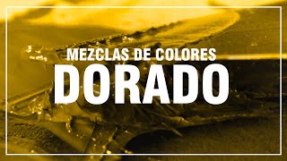 COMO HACER EL COLOR DORADO 🥇 Mezclas de Colores Paso a Paso [upl. by Lehrer228]