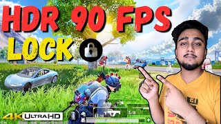 BGMI 90 Fps Lock HDR Settings  NO Gfx tool  MSI App Player [upl. by Reivaj863]