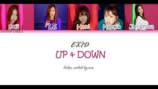 EXID  Up and Down HANROMENG Color coded Lyrics [upl. by Halian422]