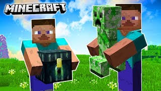 HOW TO PICK UP ANY MOB IN MINECRAFT [upl. by Anewor]