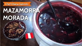 MAZAMORRA MORADA  Postres peruanos [upl. by Yretsym]