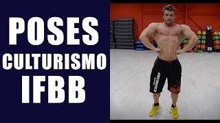 TUTORIAL POSES CULTURISMO  Poses obligatorias IFBB [upl. by Namra]