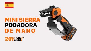 WORX WG324E MINI SIERRA PODADORA DE MANO ES [upl. by Klingel]