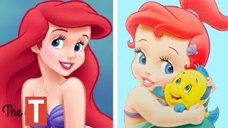 10 Disney Princesses Reimagined As KIDS [upl. by Dietrich]