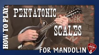 Intro to Pentatonic Scales for Mandolin [upl. by Aratak]